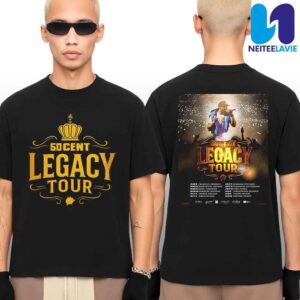 50 Cent Legacy Tour Dates Poster Merchandise Unisex T-Shirt