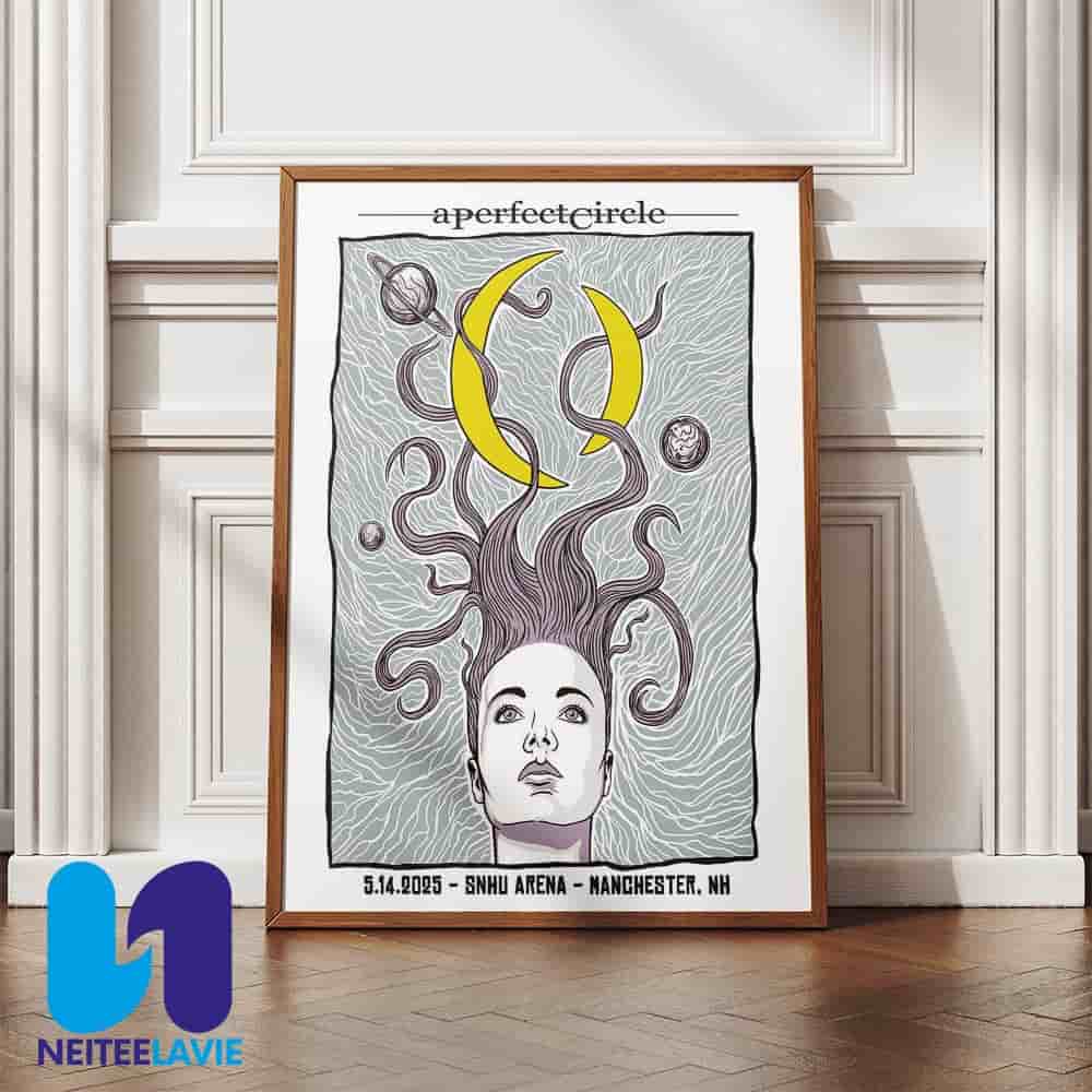A Perfect Circle In Manchester NH On May 14 2025 At Snhu Arena Poster Canvas A Perfect Circle In Manchester NH On May 14 2025 At Snhu Arena Poster Canvas