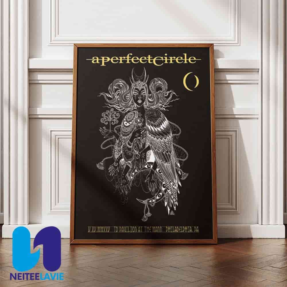 A Perfect Circle In Philadelphia PA On May 15 At TD Pavilion at the Mann Poster Canvas A Perfect Circle In Philadelphia PA On May 15 At TD Pavilion at the Mann Poster Canvas