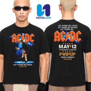 AC/DC In Northwest Stadium On May 12 At PWR UP North America Tour 2025 Merchandise Unisex T-Shirt