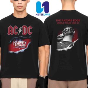 AC/DC The Razors Edge World Tour Merchandise Two Sides Unisex T-Shirt