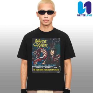 Alice Cooper The Youngstown Foundation Amphitheatre 17 August 2025 Merchandise Unisex T-Shirt