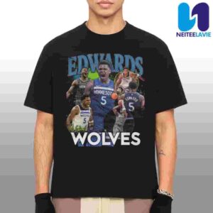 Anthony Edwards Player Minnesota Timberwolves Stadium Essentials Unisex Crossroads 2025 Merchandise Unisex T-Shirt