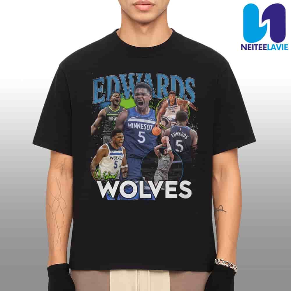 Anthony Edwards Player Minnesota Timberwolves Stadium Essentials Unisex Crossroads 2025 T-Shirt Anthony Edwards Player Minnesota Timberwolves Stadium Essentials Unisex Crossroads 2025 T-Shirt