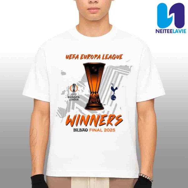 Bilbao 2025 UEL Grand Final Tottenham Hotspur 1st Winners Merchandise Unisex T-Shirt