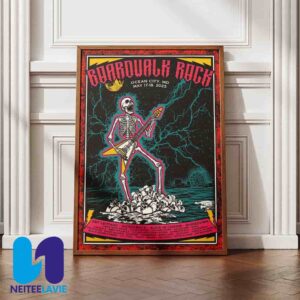 Boardwalk Rock Festival In Ocean City MD On May 17-18 2025 Poster Canvas