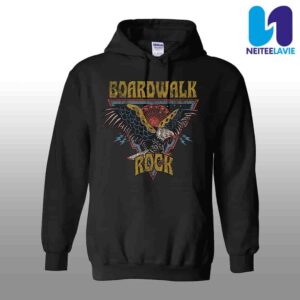 Boardwalk Rock In Ocean City On May 17-18 2025 Merchandise Eagle Lineup Fan Gift Unisex Hoodie T-Shirt