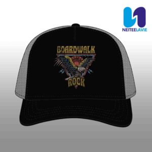 Boardwalk Rock Merch 2025 Eagle Foam Fan Gift Trucker Hat