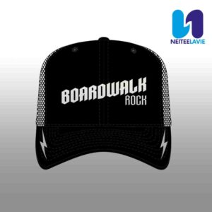 Boardwalk Rock Merch 2025 Lighting Bolt Fan Gift Trucker Hat