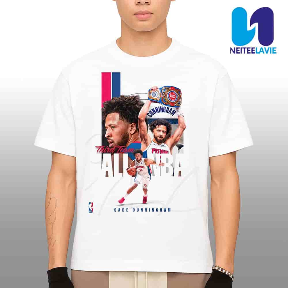 Cade Cunningham Detroit Pistons Has Been Named All-NBA Third Team For The First Time In His Career Merchandise Unisex T-Shirt Cade Cunningham Detroit Pistons Has Been Named All-NBA Third Team For The First Time In His Career Merchandise Unisex T-Shirt