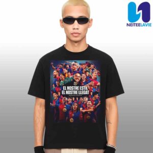 Congrats Barcelona FC Champion LaLiga 2024-2025 Merchandise Unisex T-Shirt