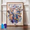 Chelsea FC The First Club In History To Win All Three European Trophies Home Decor Poster Canvas