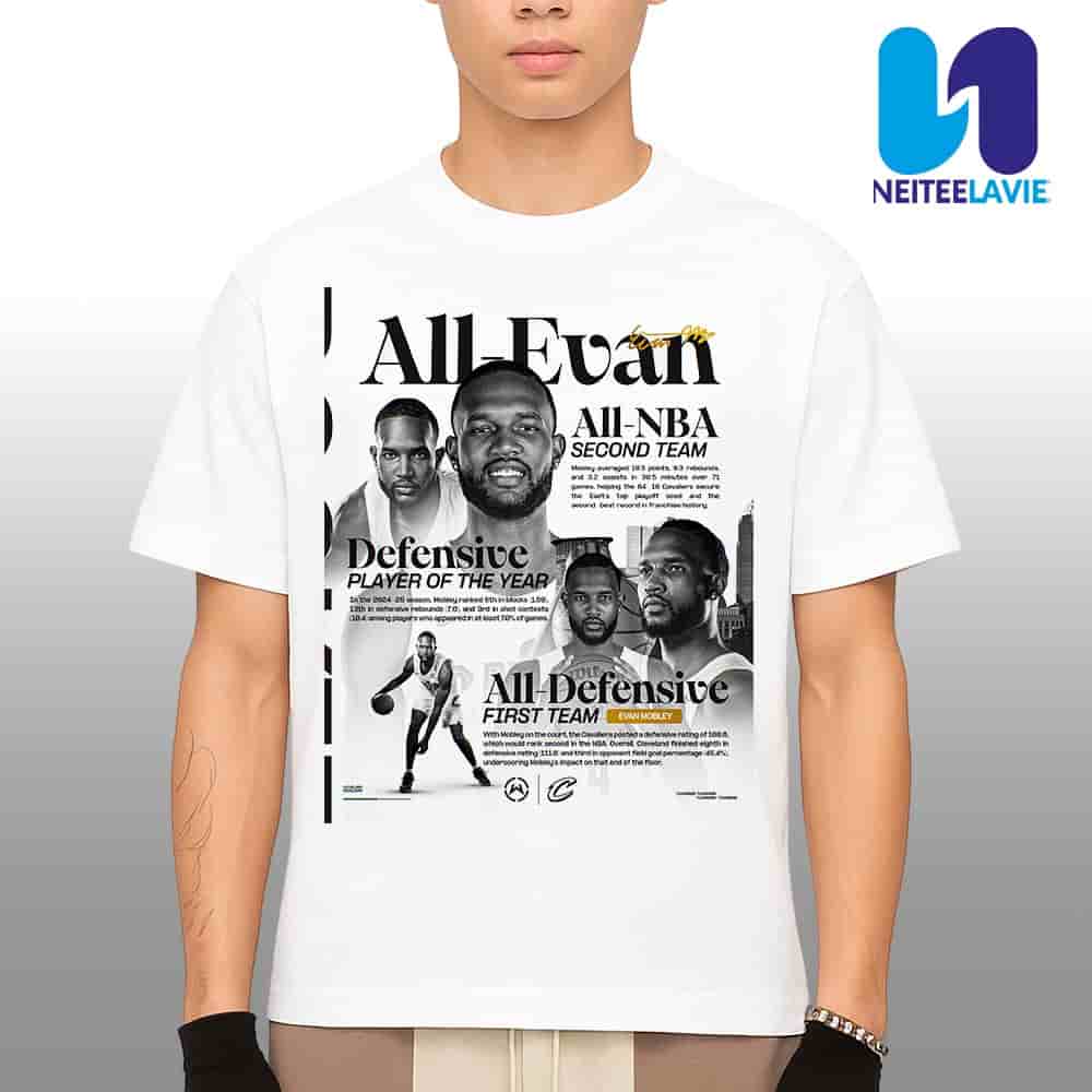Congrats Evan Mobley Cleveland Cavaliers Has Been Selected To The 2024-25 All-NBA Second Team Merchandise Unisex T-Shirt Congrats Evan Mobley Cleveland Cavaliers Has Been Selected To The 2024-25 All-NBA Second Team Merchandise Unisex T-Shirt
