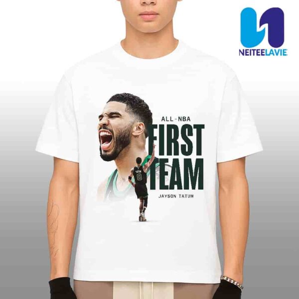 Congrats Jayson Tatum Boston Celtics The 2024-25 Kia All-NBA First Team Season Merchandise Unisex T-Shirt