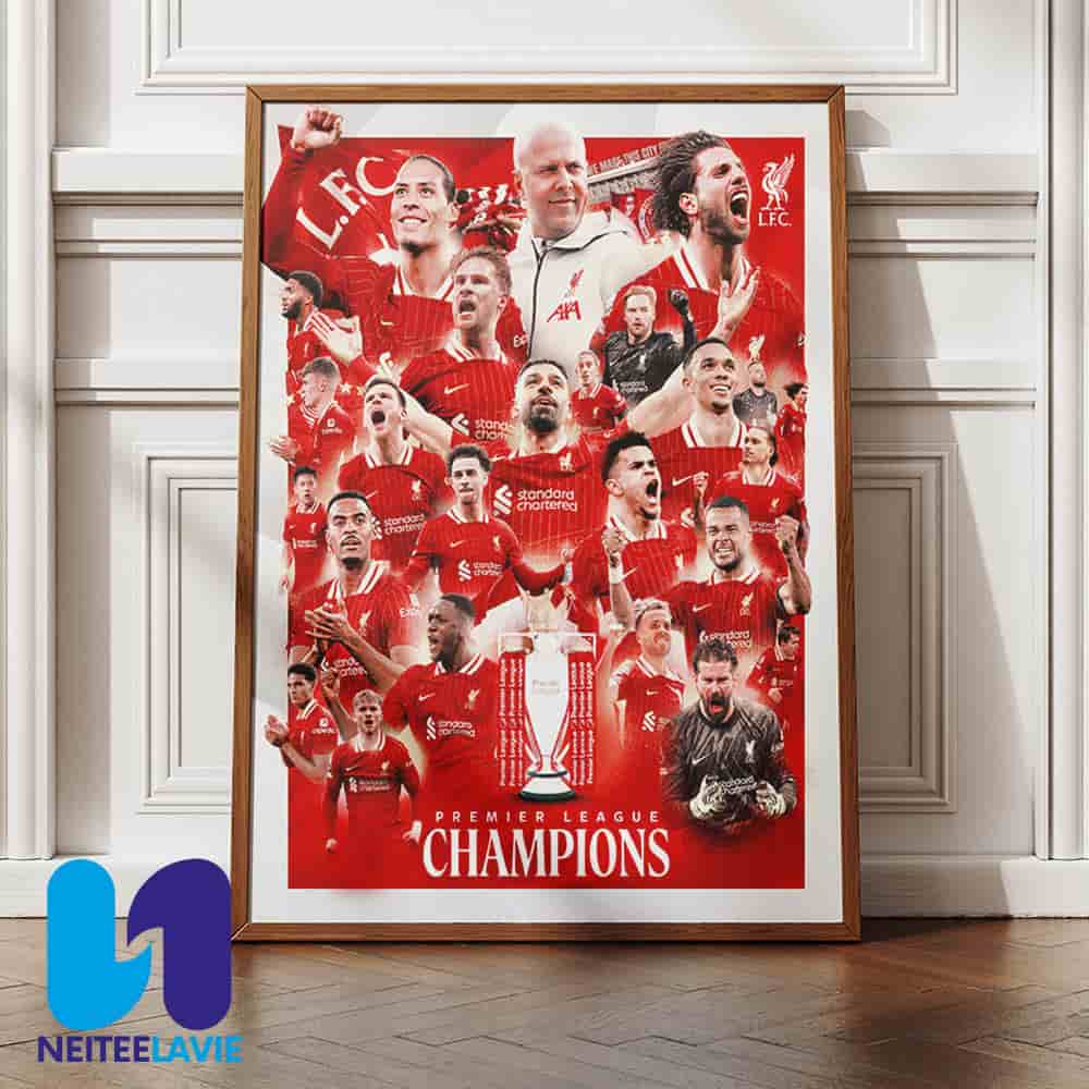 Congrats Liverpool FC Premier League Champion 2024-2025 Season Home Decor Poster Canvas Congrats Liverpool FC Premier League Champion 2024-2025 Season Home Decor Poster Canvas