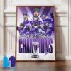 Congratulations Minnesota Frost PWHL Walter Cup Champions 2025 Home Decor Poster Canvas