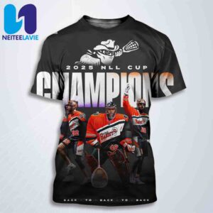 Congratulations Buffalo Bandits Chmapions NLL Cup 2025 All Over Print T-Shirt
