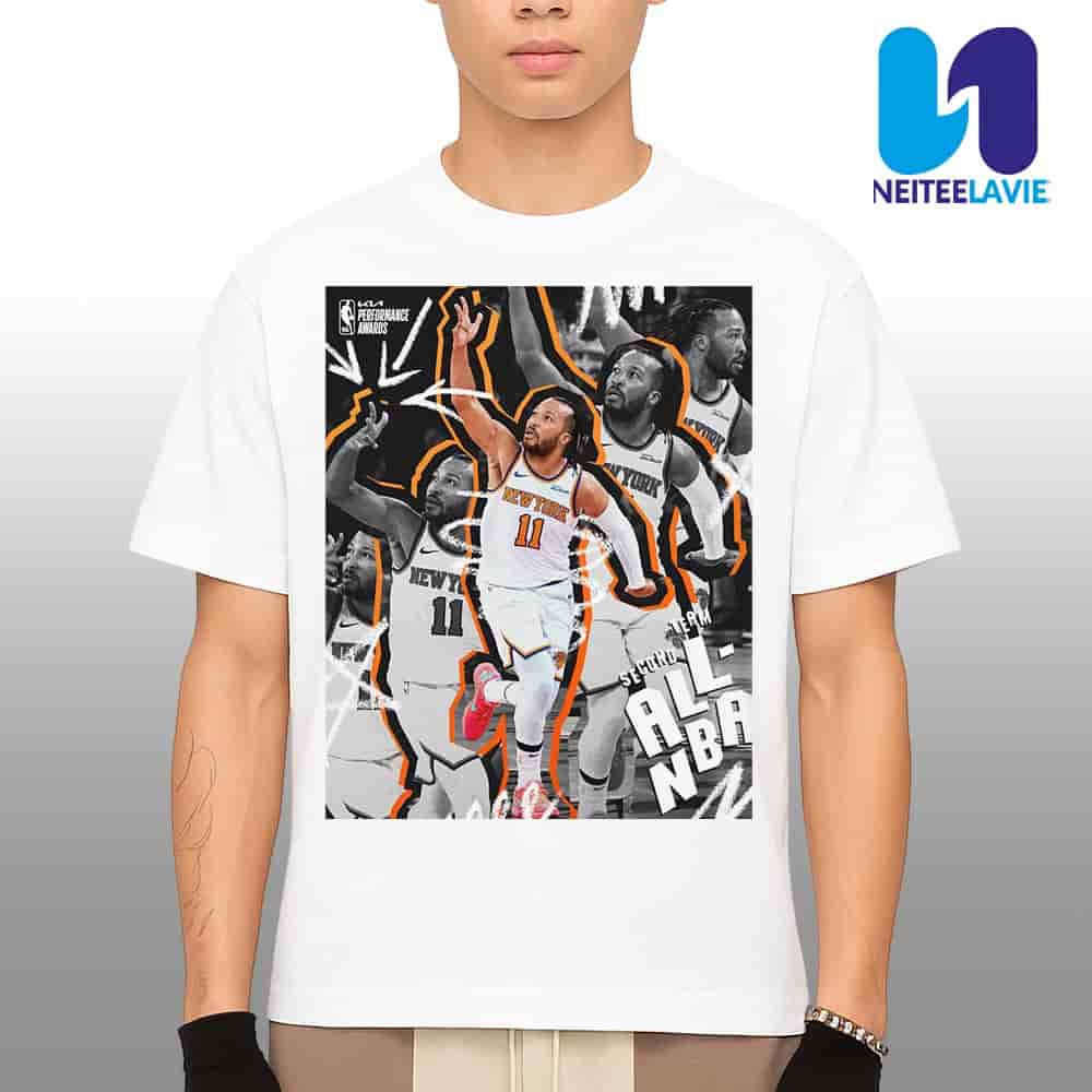 Congratulations Jalen Brunson New York Knicks On Being Named Second Team All-NBA 2024-25 Season Merchandise Unisex T-Shirt Congratulations Jalen Brunson New York Knicks On Being Named Second Team All-NBA 2024-25 Season Merchandise Unisex T-Shirt