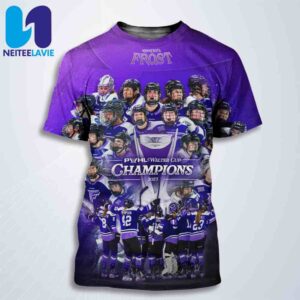 Congratulations Minnesota Frost PWHL Walter Cup Champions 2025 All Over Print T-Shirt