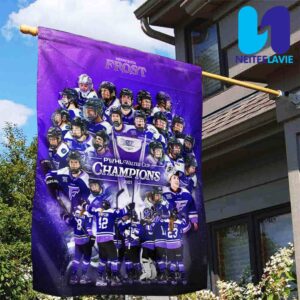 Congratulations Minnesota Frost PWHL Walter Cup Champions 2025 Garden House Flag