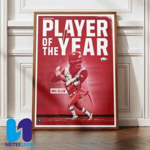 Congratulations To Bri Ellis The 2025 USA Softball Collegiate Player Of The Year Home Decor Poster Canvas