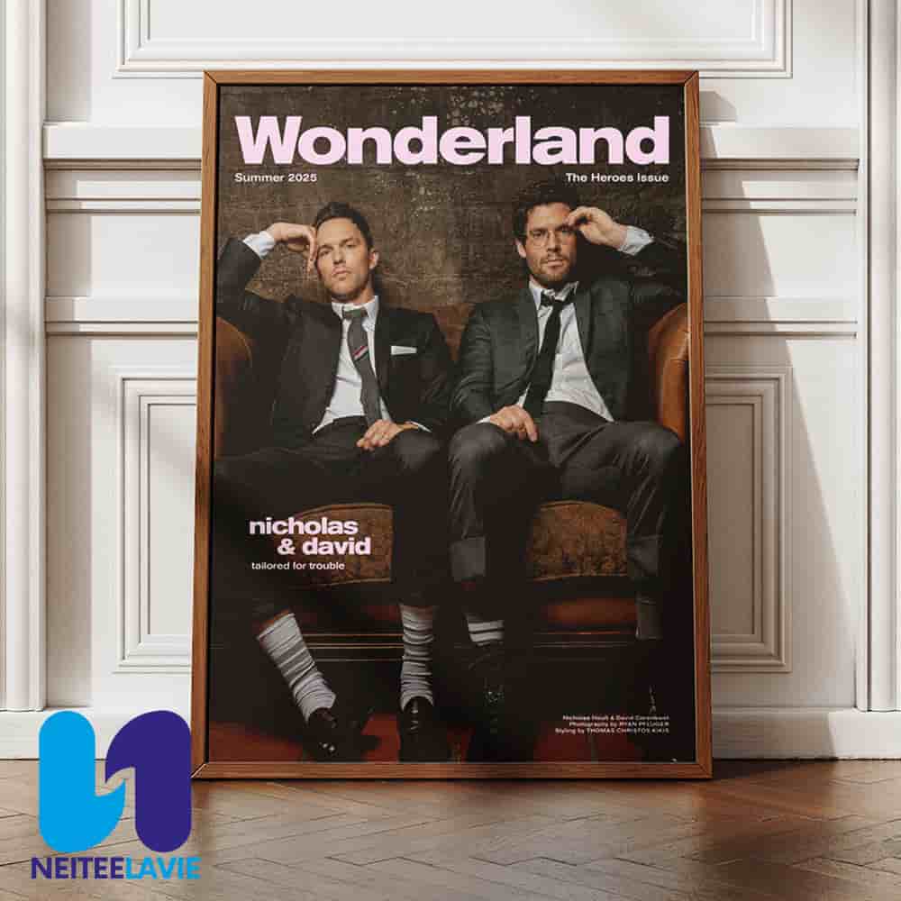 David Corenswet And Nicholas Hoult Cover The Latest Issue Of Wonderland Magazine Home Decor Poster Canvas David Corenswet And Nicholas Hoult Cover The Latest Issue Of Wonderland Magazine Home Decor Poster Canvas