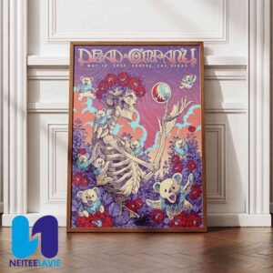Dead & Company Dead Forever Live At Sphere May 15 Las Vegas 2025 Poster Canvas