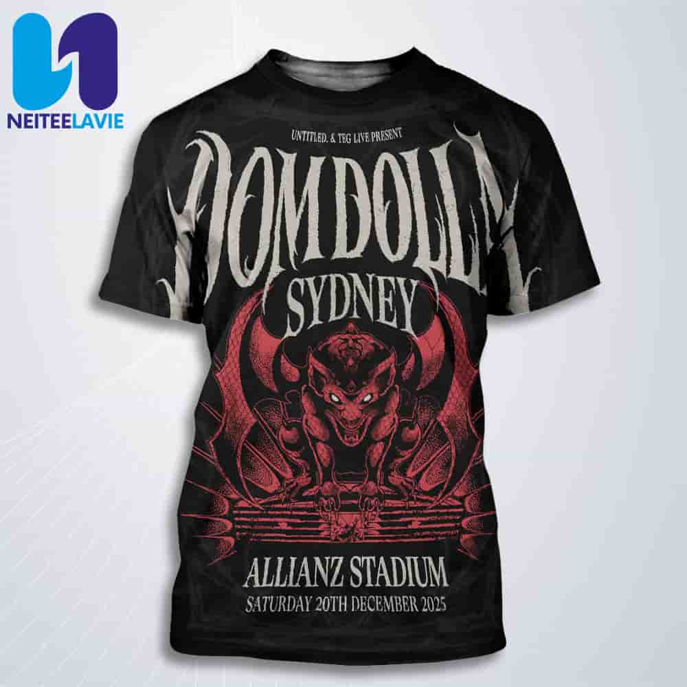 Dom Dolla In Sydney On December 20 At Allianz Stadium 2025 All Over Print T-Shirt Dom Dolla In Sydney On December 20 At Allianz Stadium 2025 All Over Print T-Shirt