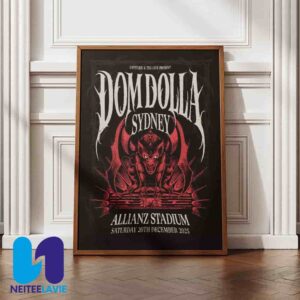 Dom Dolla In Sydney On December 20 At Allianz Stadium 2025 Home Decor Poster Canvas