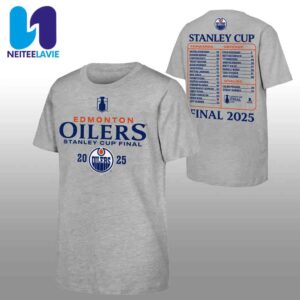 Edmonton Oilers 2025 Stanley Cup Playoffs Stanley Cup Final Roster Merch Unisex T-Shirt