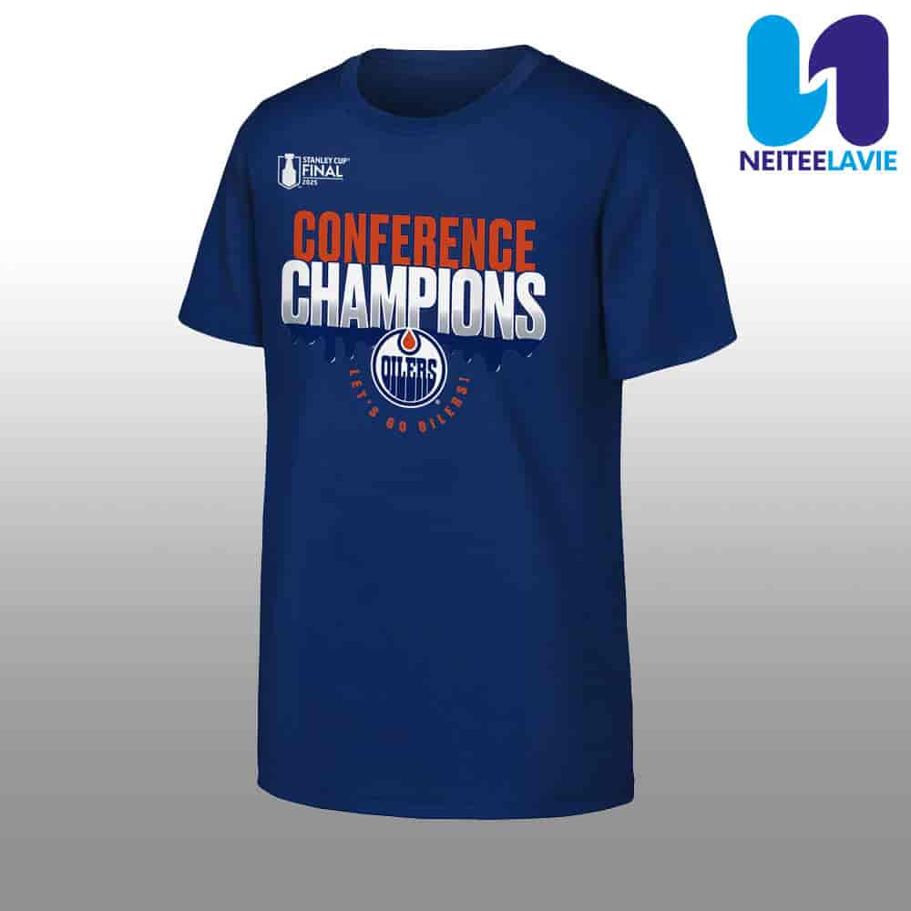 Edmonton Oilers 2025 Stanley Cup Playoffs Western Conference Champs Hometown Merch Unisex T-Shirt Edmonton Oilers 2025 Stanley Cup Playoffs Western Conference Champs Hometown Merch Unisex T-Shirt