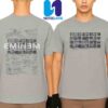 Eminem The Marshall Mathers LP 25th Anniversary Merchandise Tracklist Unisex T-Shirt