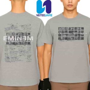 Eminem The Marshall Mathers LP 25th Anniversary Merchandise Scribble Unisex T-Shirt