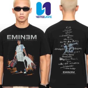 Eminem The Marshall Mathers LP 25th Anniversary Merchandise Tracklist Unisex T-Shirt