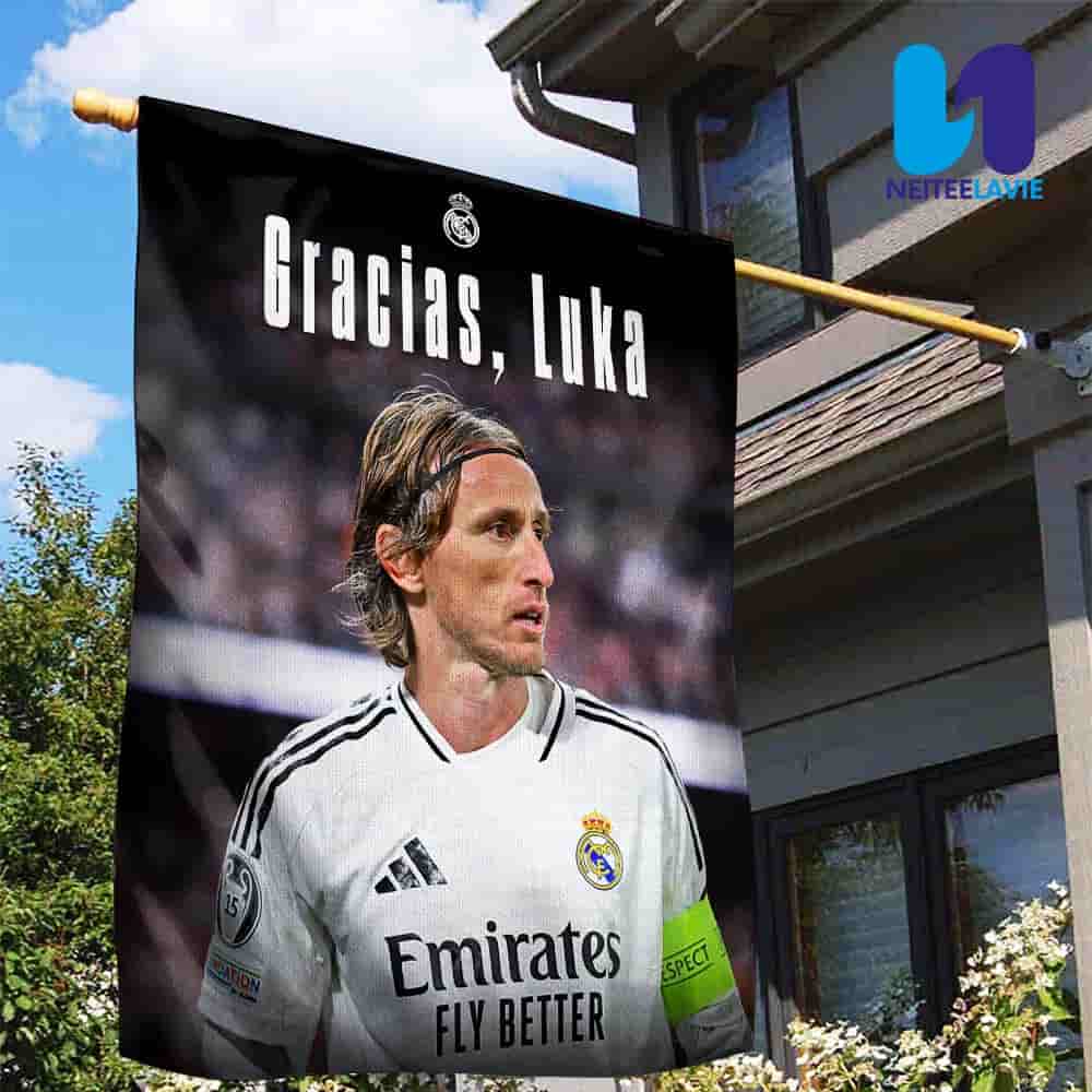 Farewell Luka Modric The Memories And Loyalty With Real Madrid Garden House Flag Farewell Luka Modric The Memories And Loyalty With Real Madrid Garden House Flag