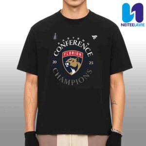 Florida Panthers 2025 Eastern Conference Champs Locker Room T-Shirt