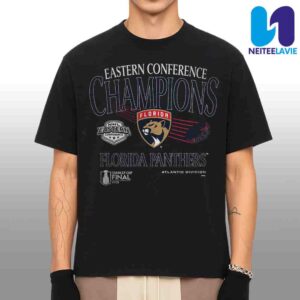 Florida Panthers 2025 Eastern Conference Champs Old School T-Shirt