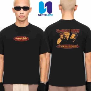 Green Day Tour 2025 Merchandise Two Sides Member Tee 2025 Fan Gifts Unisex T-Shirt