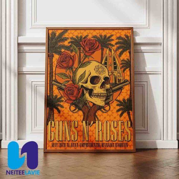 Guns N Roses In Manama Bahrain On May 20 2025 At Al Dana Amphitheatre Home Decor Poster Canvas