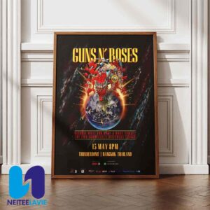 Guns N Roses May 13 Thunderdome Bangkok Thailand Poster Canvas