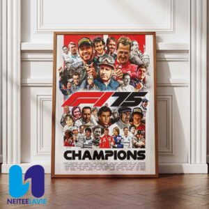 Heroes Legends Idols 34 Champions And Counting Since The Dawn Of F1 In 1950 Home Decor Poster Canvas