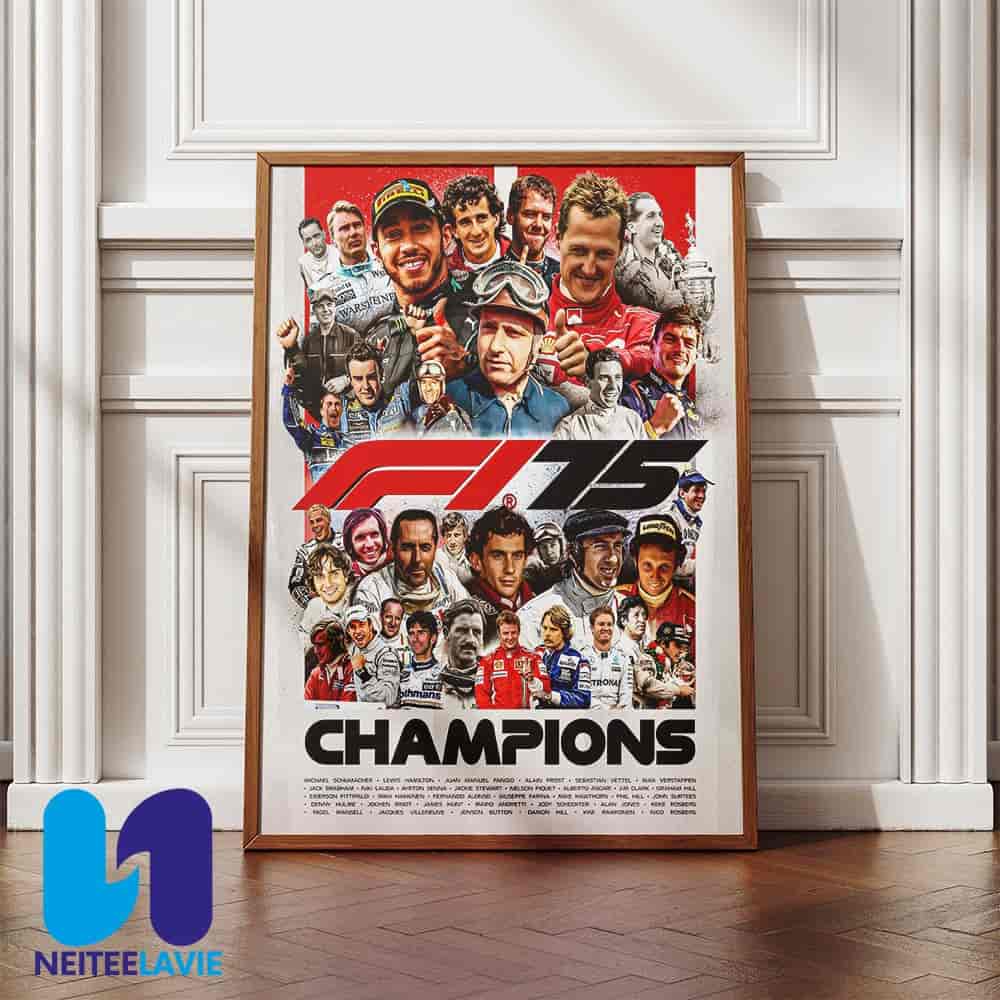 Heroes Legends Idols 34 Champions And Counting Since The Dawn Of F1 In 1950 Home Decor Poster Canvas Heroes Legends Idols 34 Champions And Counting Since The Dawn Of F1 In 1950 Home Decor Poster Canvas