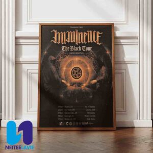 Imminence The Black Tour Dates September In Latin America Poster Canvas