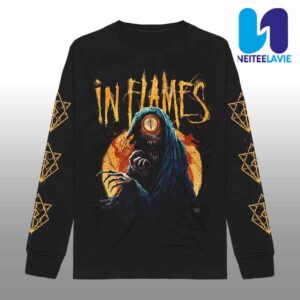 In Flames Europe Tour 2025 Collection Cyclops Compass Merchandise Unisex Longsleeves Shirt