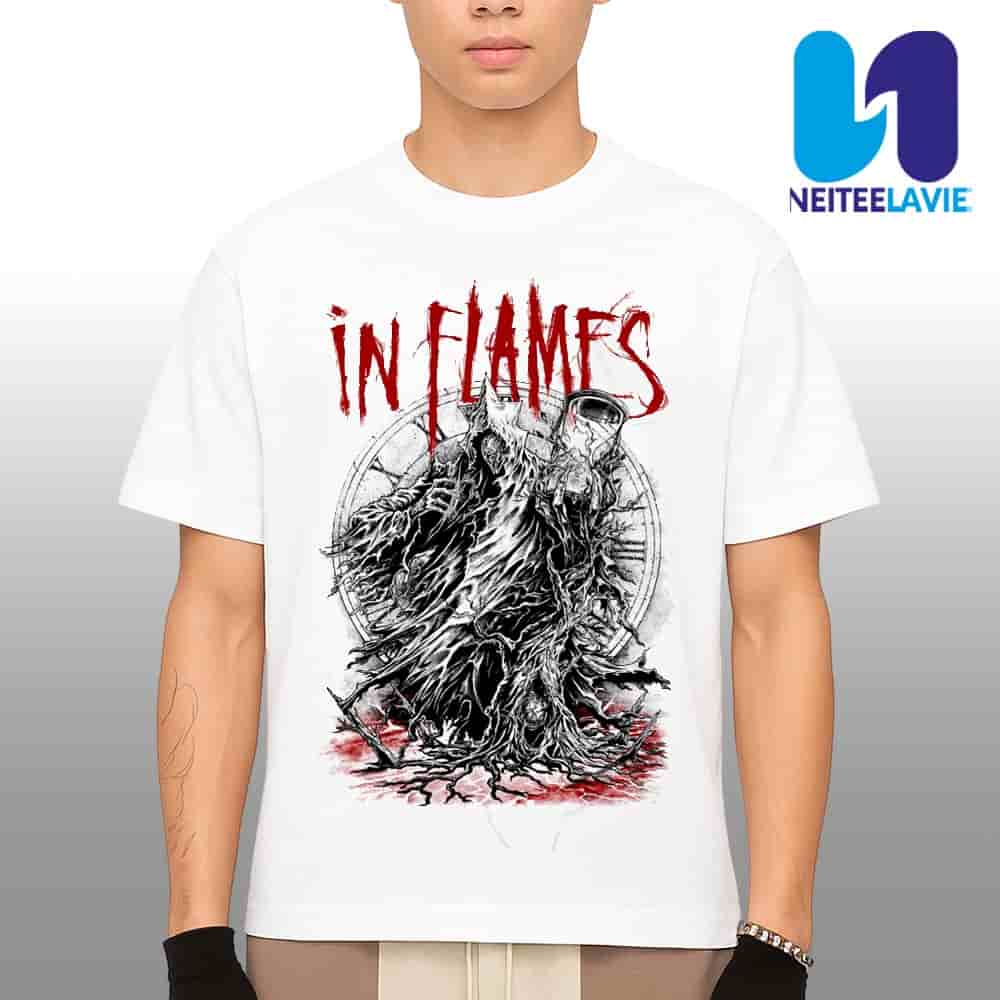 In Flames Europe Tour 2025 Collection End of Time Merchandise Unisex T-Shirt In Flames Europe Tour 2025 Collection End of Time Merchandise Unisex T-Shirt