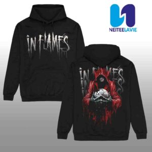 In Flames Europe Tour 2025 Collection Jester Drip Merchandise Unisex Hoodie Shirt