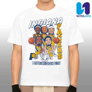 Indiana Pacers 2025 Eastern Conference Finals Starting 5 Merchandise Unisex T-shirt