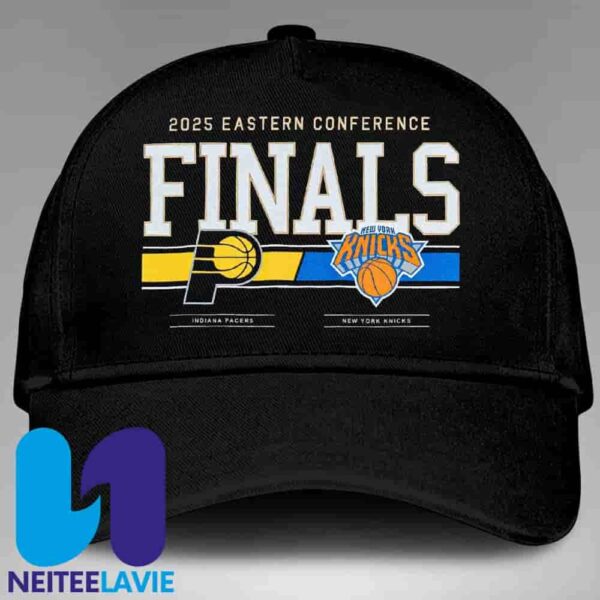 Indiana Pacers Vs New York Knicks 2025 Eastern Conference Finals Matchup Hat-Cap