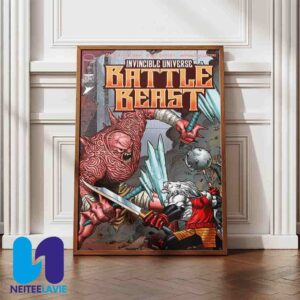 Invincible Universe Battle Beast 2 Cover C 1 10 Incentive Connecting by EJ Su Lunar Code 0325IM327 Home Decor Poster Canvas