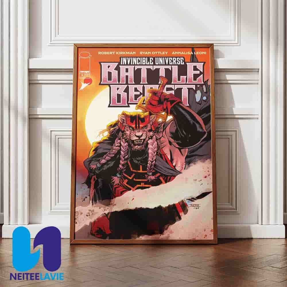 Invincible Universe Battle Beast 2 Cover D by Mahmud Asrar And Matthew Wilson Home Decor Poster Canvas Invincible Universe Battle Beast 2 Cover D by Mahmud Asrar And Matthew Wilson Home Decor Poster Canvas
